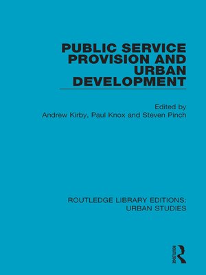 cover image of Public Service Provision and Urban Development